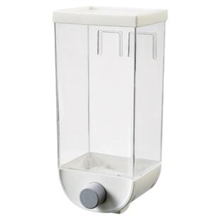 按压式五谷杂粮罐挂壁式谷物收纳盒储物罐米桶小号密封麦片分配机