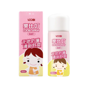 韩国乐比叮儿童防护喷雾贴乐比滴止痒舒缓液蚊虫咬花露水婴儿宝宝