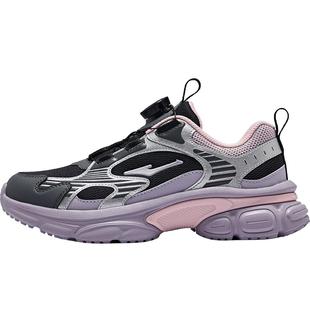 风云2鸿星尔克儿童鞋冬季新款鞋子女童跑鞋旋钮运动鞋防水跑步鞋