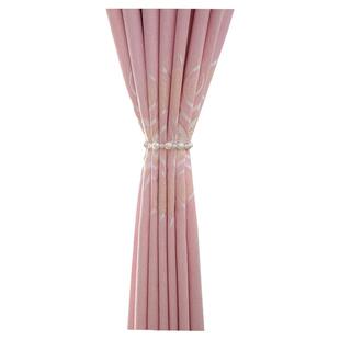 窗帘成品隔热遮光窗帘北欧简约挂钩式窗帘布卧室阳台全防晒遮阳布