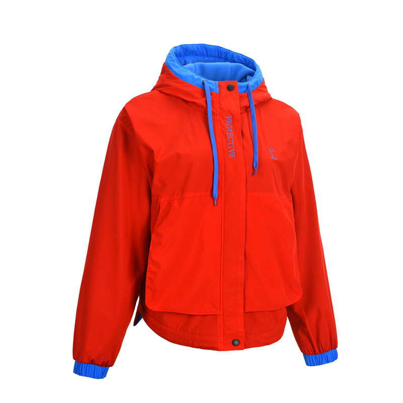 勘探基地加绒防风防水冲锋衣女款