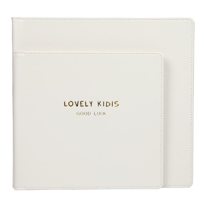 方八方十LOVELYKIDIS纯白色册皮 相册封面　儿童影楼后期影集皮面