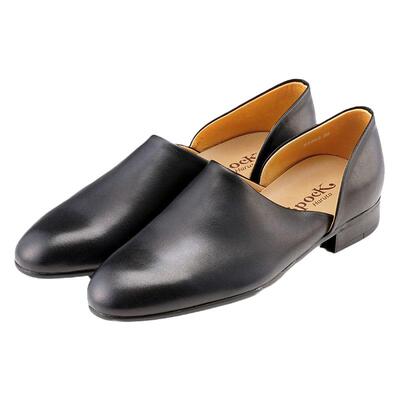 haruta展会新品进口复古真皮鞋