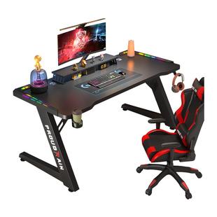 电脑桌台式卧室家用碳纤维电竞桌椅套装网红书桌网吧游戏电竞桌子