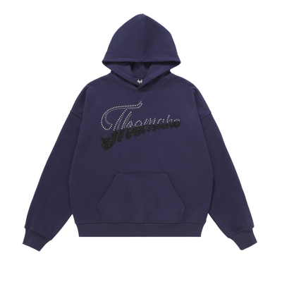 Makemore暗夜烫钻美式重磅卫衣男