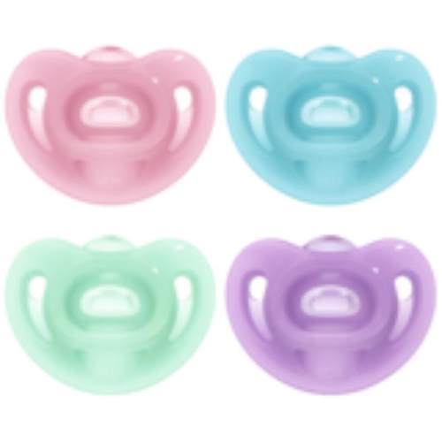 NUK德国进口智柔全硅胶安抚奶嘴宝宝防胀气新生婴儿0到36个月一岁