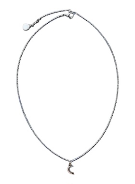 SALE E PEPE胡椒盐 纯银镀金双色星月项链 原创设计师银饰 默叙