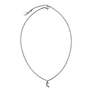 SALE E PEPE 纯银镀金双色星月项链 原创小众设计师高级感 默叙