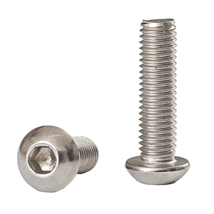 M3M4M5M6M8 201不锈钢半圆头内六角螺丝盘头螺钉蘑菇头螺栓标准件