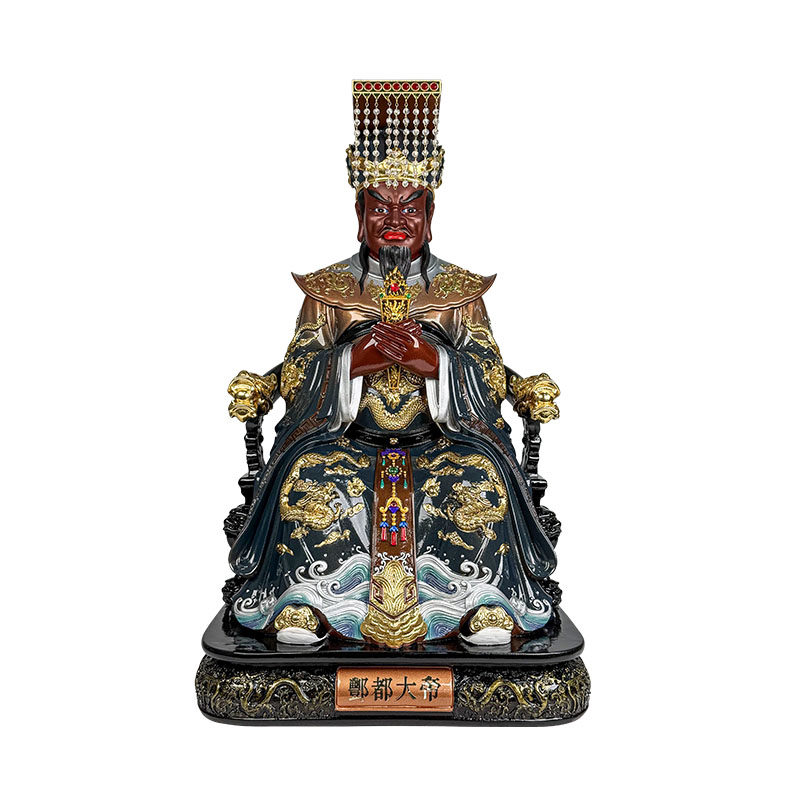 树脂丰都大帝像居家桌面工艺摆件