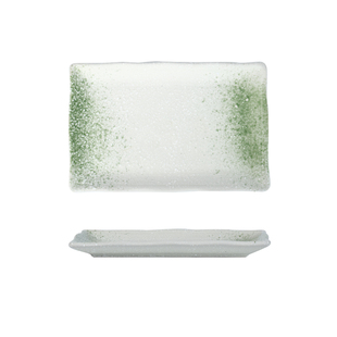 8寸长方形平盘料理寿司店专用瓷盘家用小吃盘菜盘 复古日式陶瓷盘