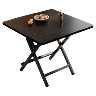 可折叠桌子餐桌家用小桌子户外便携简约小户型出租房木头吃饭方桌