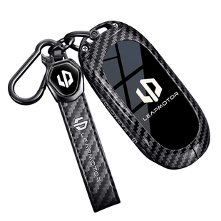 零跑lafa5车钥匙套2026款领跑b10遥控钥匙全包碳纤纹金属保护壳扣