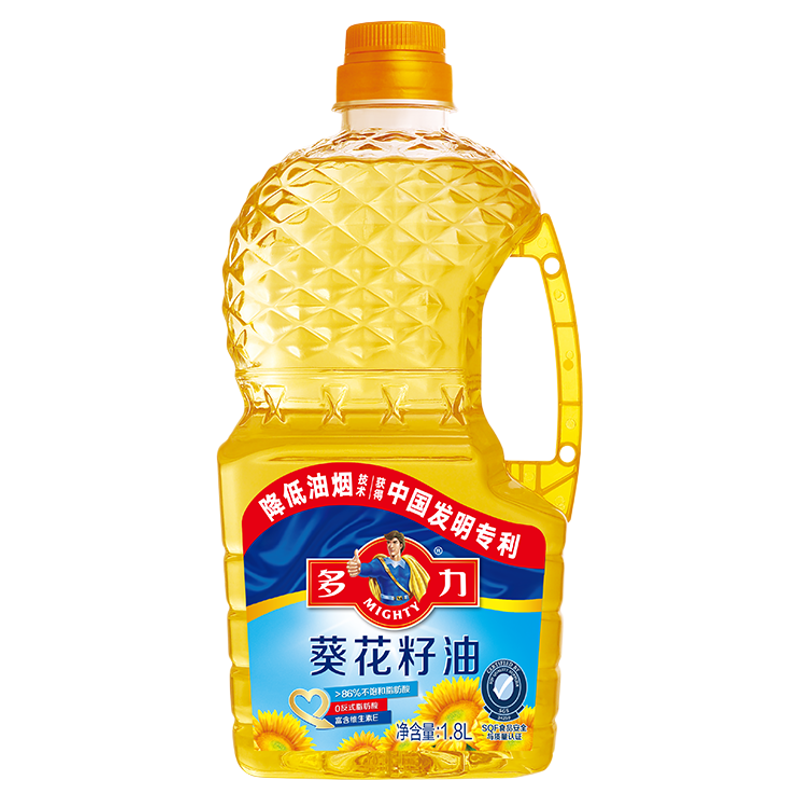 多力葵花籽油1.8L*6瓶整箱礼盒装