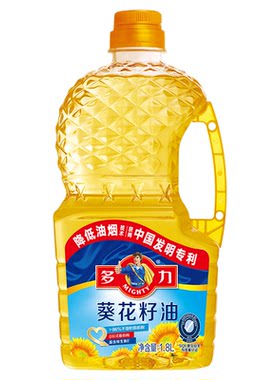 多力葵花籽油1.8L*6瓶整箱礼盒装
