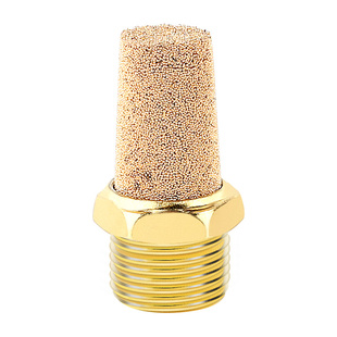 星辰气动 电磁阀堵头 消声器 赛头 丝堵1/8 1/4 3/8 1/2 3/4