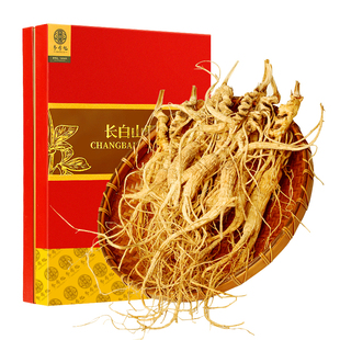 野山参长白山人参林下参吉林野山参整根泡酒参新鲜林下参干货礼盒