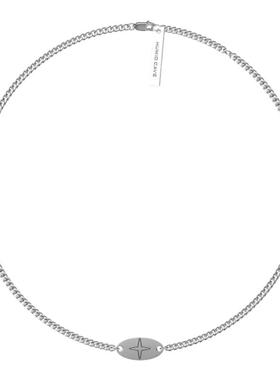 HUMIDCAVE925纯银简约中性项链
