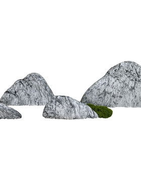 玻璃钢造景装饰新中式雪浪兆福