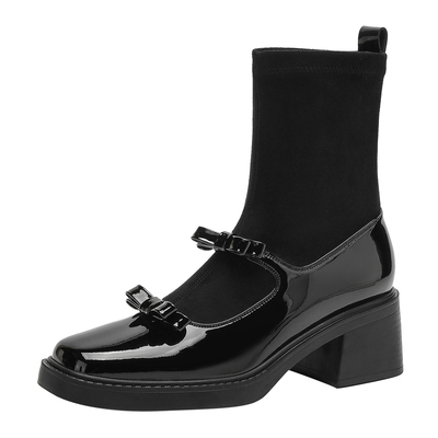 达芙妮棕色短靴女2025新款