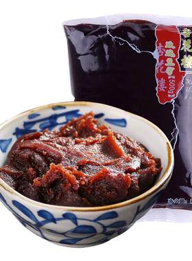杏花楼豆沙馅玫瑰豆沙馅料家用500g糕点烘焙点心赤豆红豆沙馅料