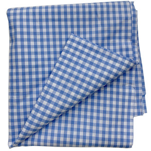 夏季薄款高支精梳棉全棉男女格子衬衫面料抗皱免烫纯棉连衣裙布料