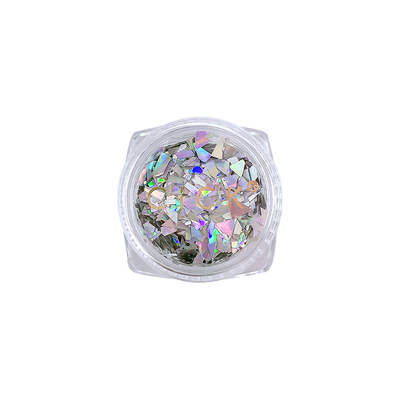 网红新款美甲玻璃纸碎片