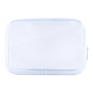 pvc旅行化妆包女大容量透明防水收纳包袋纯色便携防疫包装可定制