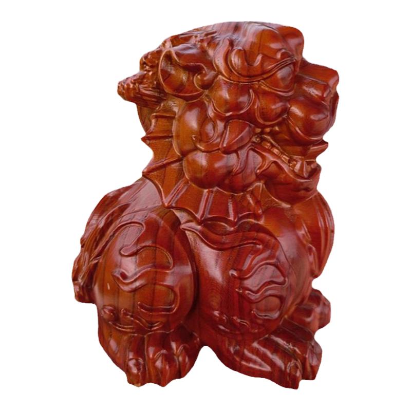 桃木貔貅皮休皮丘立体摆件礼品