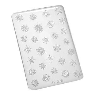 posrari美甲饰品磨具3D立体硅胶模具雪花小图案指甲装饰品硅胶板