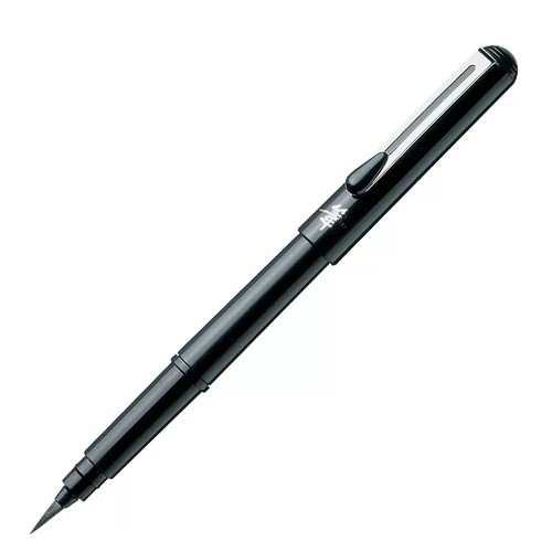 日本进口派通pentel 便携毛笔 软头水彩勾线笔 中楷 口袋科学毛笔