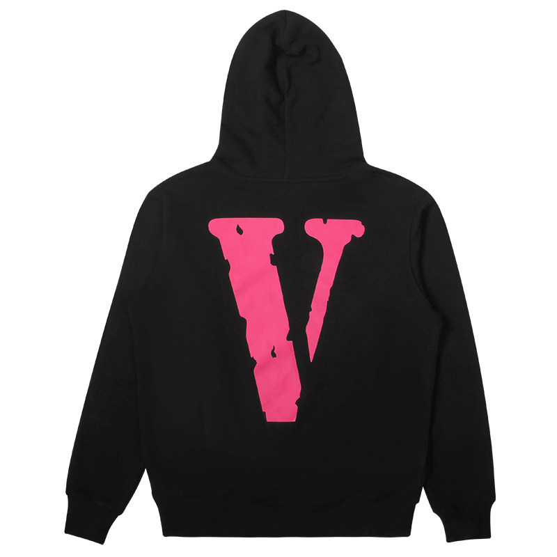VLONE Staple Hoodle 经典粉色大Logo连帽卫衣秋季情侣款