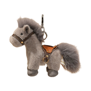 正版可爱小马挂件毛绒玩具马吉祥物公仔布娃娃小白马玩偶儿童礼物