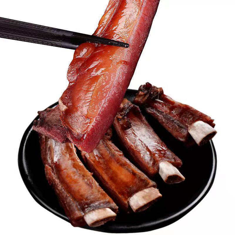 四川腊排骨整块烟熏正宗猪肉腌制腌肉/腊肉/腊禽类