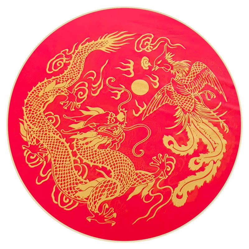 双谨一次性桌布新款喜庆双喜防水