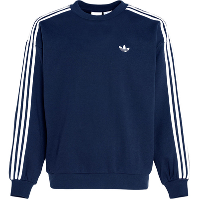 Adidas/阿迪达斯正品三叶草男士圆领套头刺绣运动卫衣KG3899