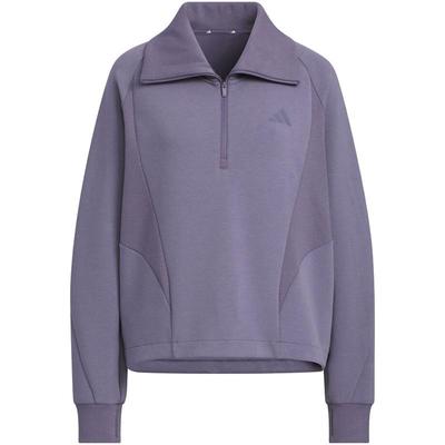 adidas阿迪达斯女子W HALF ZIP SWT运动休闲套头衫卫衣KF2545