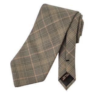 CULTUM全羊毛8CM高端轻柔抗皱领带男职业正装新郎结婚西装领带