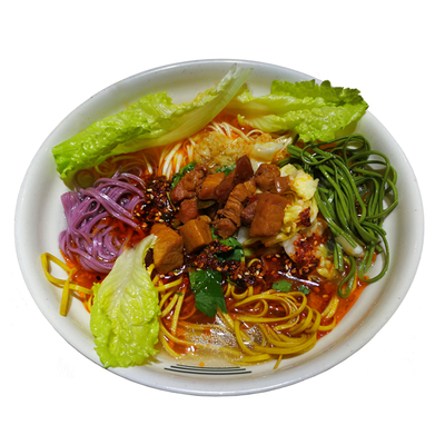 东川面条无名七彩挂面500g杂粮