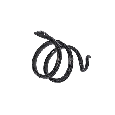 blackhead中性欧美蛇形开口戒指