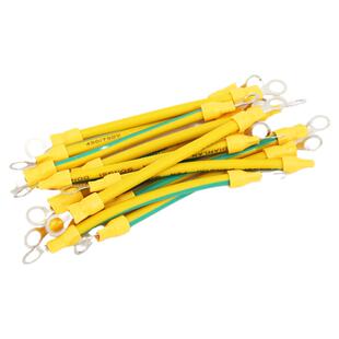 国标黄绿双色光伏接地线桥架跨接连接线光伏接地小黄线BVR软线