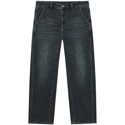 2025年冬季新款男士弯刀牛仔裤