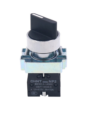chnt正泰NP2-BD25电源转换开关2档位1开1闭旋钮选择主令旋转22mm