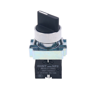 chnt正泰NP2-BD25电源转换开关2档位1开1闭旋钮选择主令旋转22mm