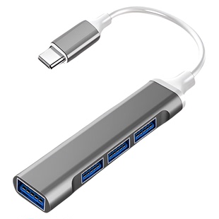 Typec充电otg3.0适用华为手机连接U盘鼠标USB分线器电脑hub扩展坞usb3.0扩展器HUB集线器一拖三四分线器