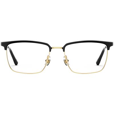黑金眉框智能双光可定制老花镜