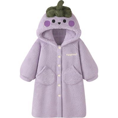 〖茄茄派对〗睡袍女款加绒可外穿