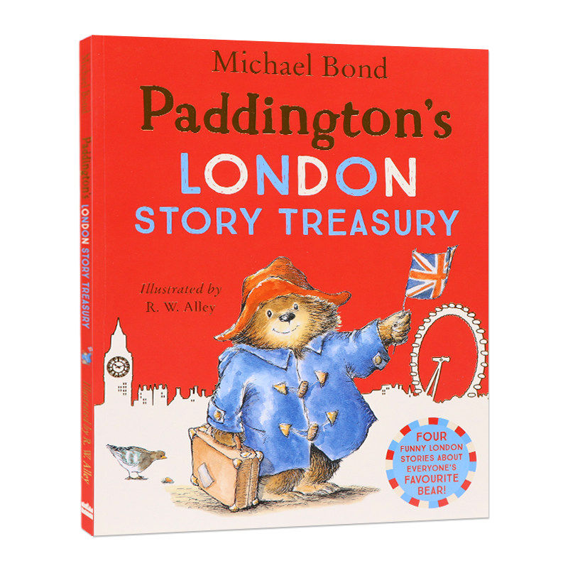 小熊帕丁顿在伦敦故事精选 英文原版 Paddington’s London Treasury 儿童绘本 原装进口 童话 治愈睡前故事 Michael bond
