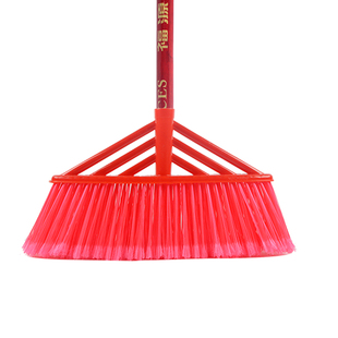 木杆硬毛塑料扫把家用普通老式扫帚户外学校室内地板扫水工厂专用