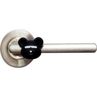 免打孔硅胶防撞环门把手防碰撞保护套门挡器卫生间门吸装饰公仔锁